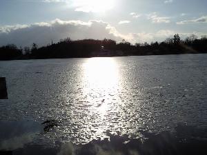 spätnachmittags am kiessee