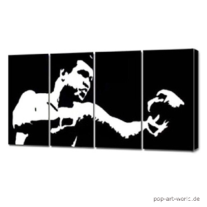 Muhammad Ali - Pop-Art-Kunstwerk, Pop Art, Leinwand